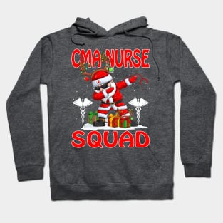 Christmas Cma Nurse Squad Reindeer Pajama Dabing Santa Hoodie